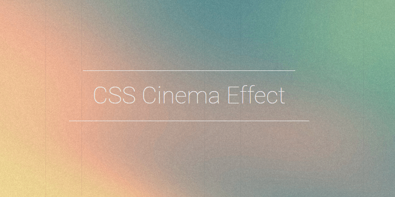 pure-css-cinema-effect-style-sheet