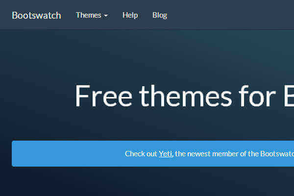 Bootswatch: Free Themes For Bootstrap | Bypeople