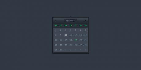 CSS Calendar | Bypeople