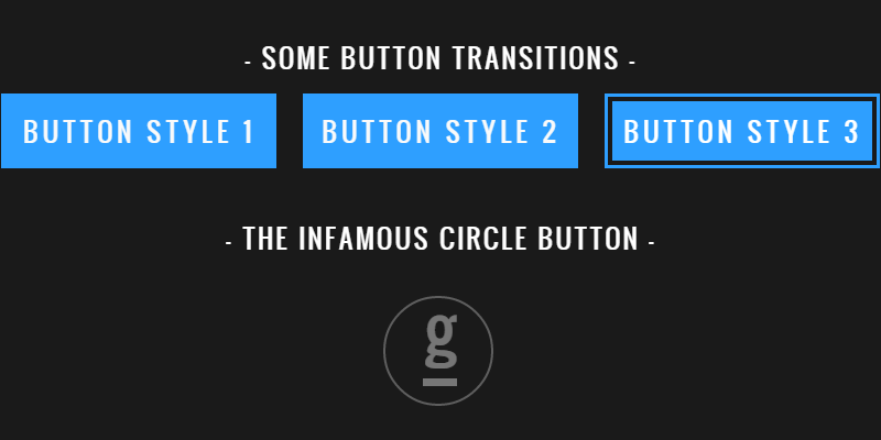 simple css button