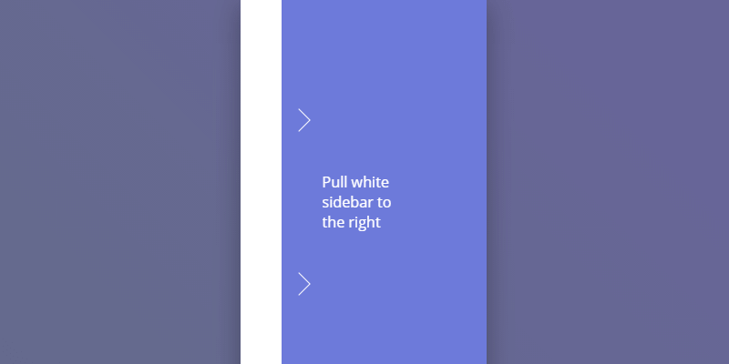 Material Design Elastic SVG & CSS Sidebar | Bypeople