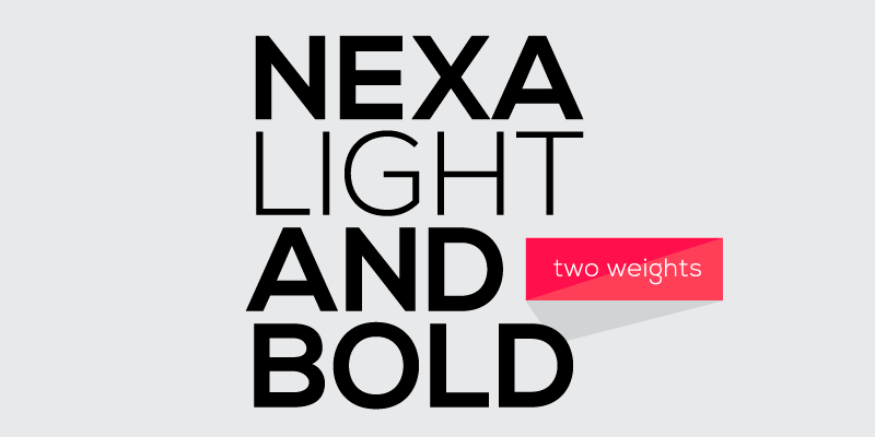 Nexa: Multiple Sans-serif | Bypeople