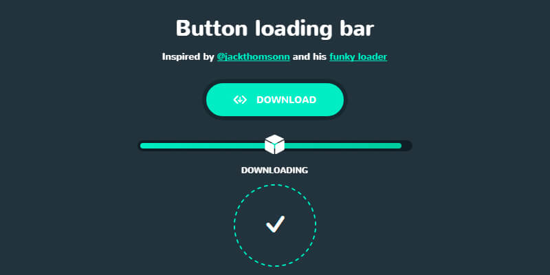 animated download button