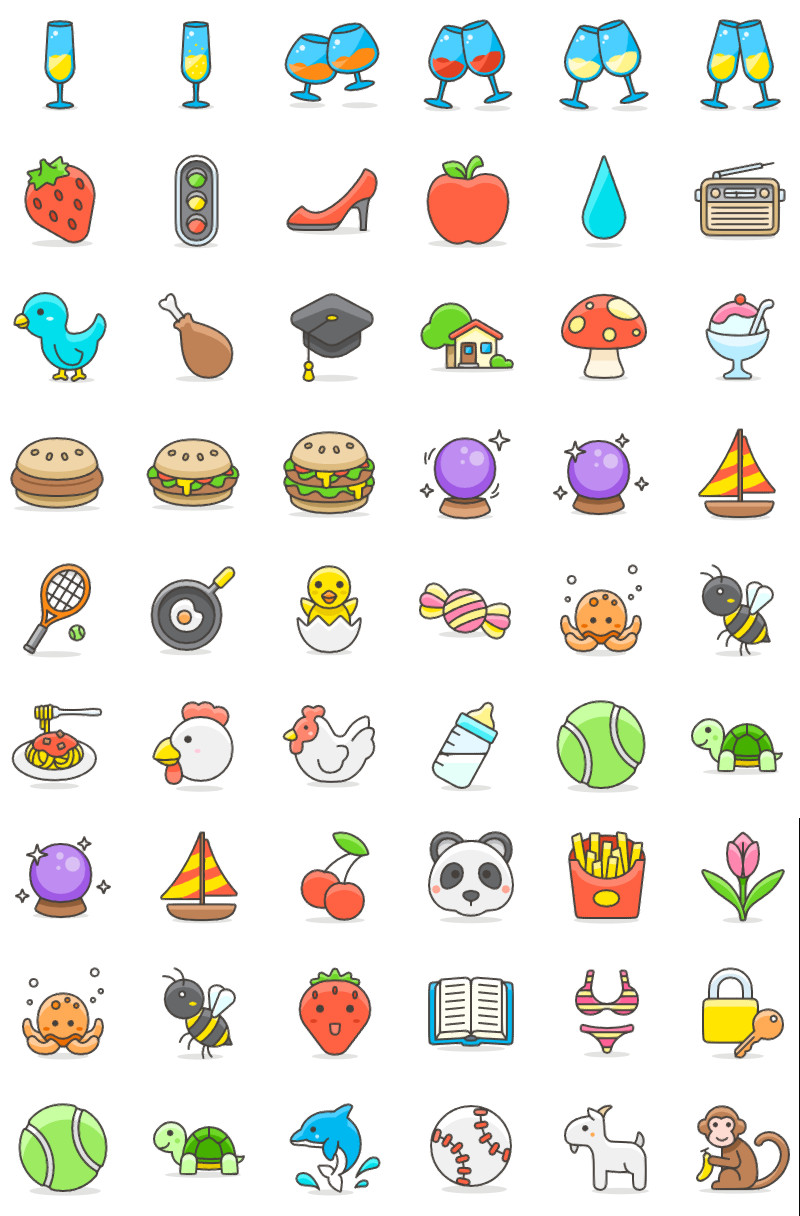 Download Cute Emoji: 100 Free Emoji Pack | Bypeople