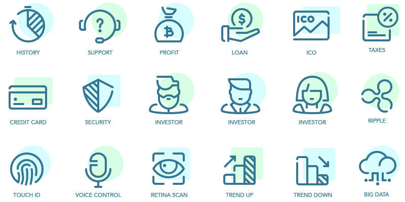 40 Finance Icons Pack Ai Eps Svg Png Bypeople