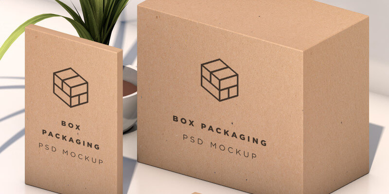 Download Isometric Box Mockup (PSD) - ByPeople