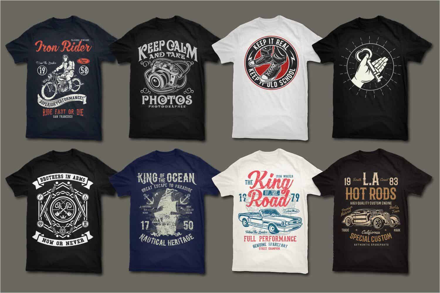 400 Vector T-Shirt Designs Bundle | Bypeople