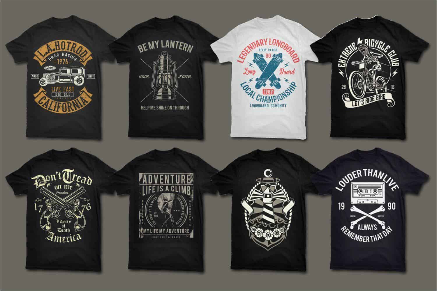 400 Vector T-Shirt Designs Bundle - ByPeople
