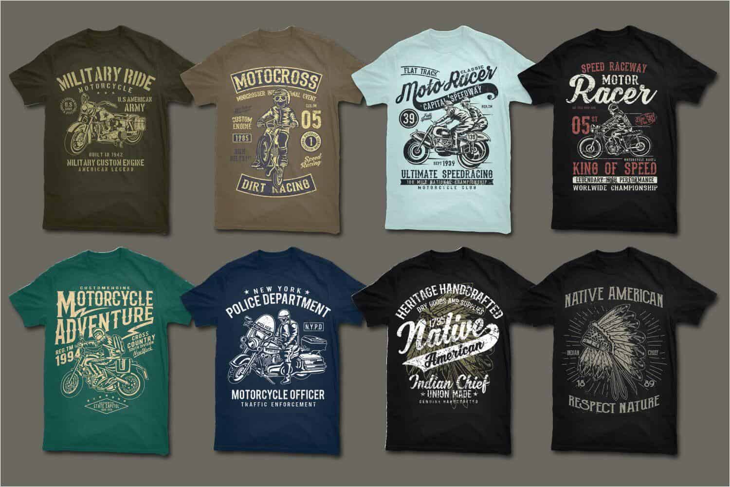 Download 400 Vector T-Shirt Designs Bundle - ByPeople