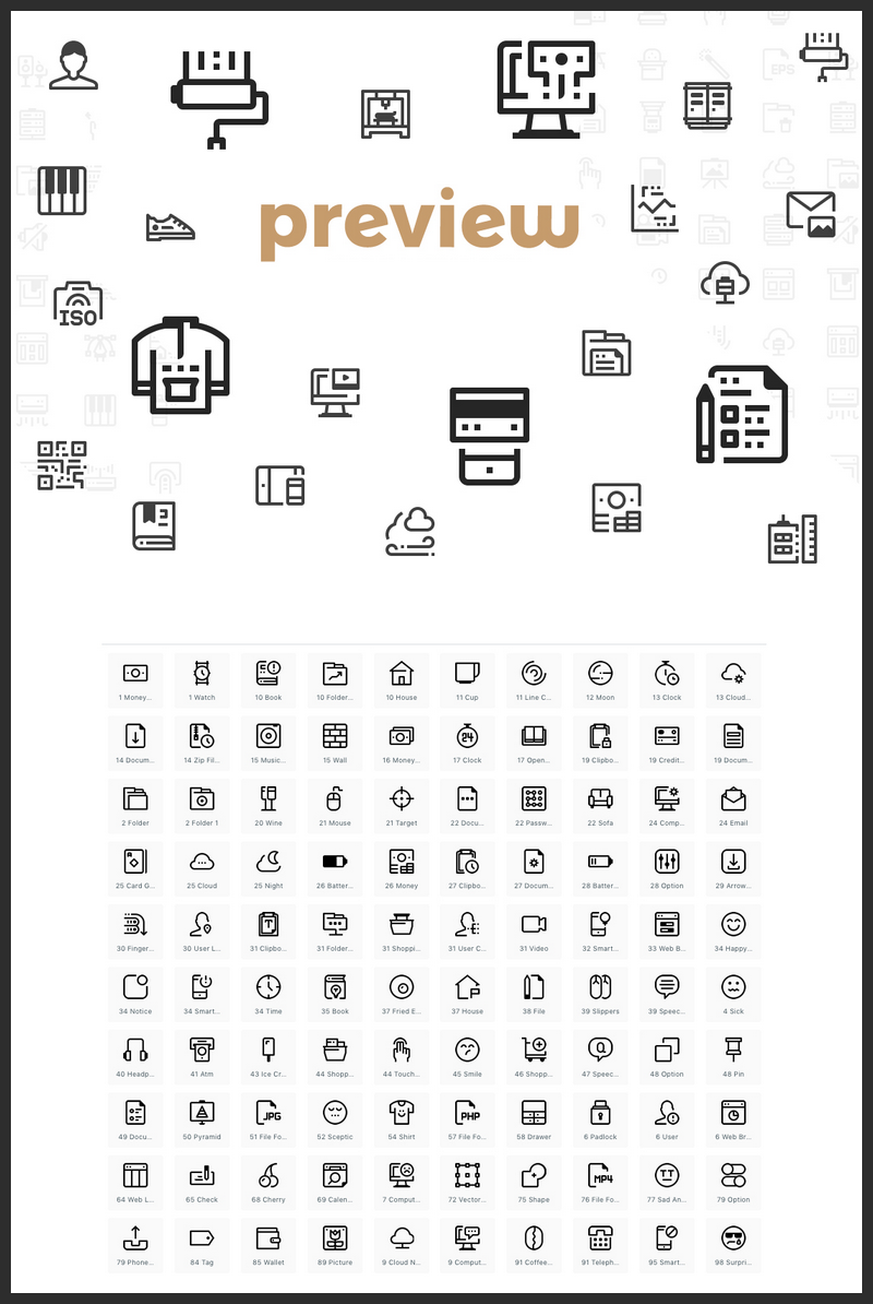 Download 100 Free Minimalistic Line Icons Pack Ai Svg Eps Png Bypeople