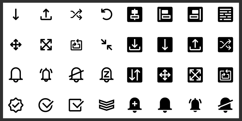 248 Must Have Interface Line Icons (Ai, EPS, SVG) | Bypeople