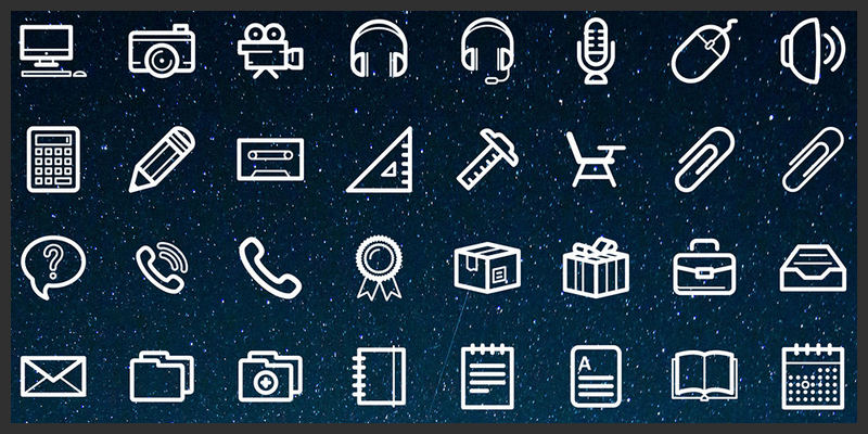 100 Free Office Icons Ai Svg Otf Woff Bypeople