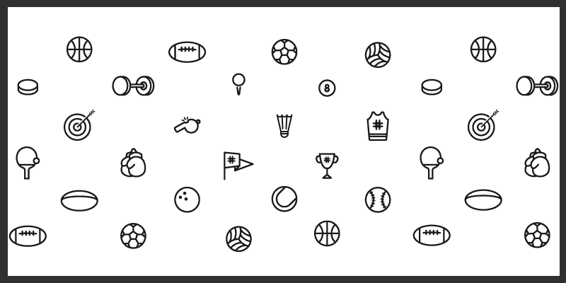 Premium Vector  Set of sport icons. summer sports icons set, vector  pictograms for web, print and other projects.