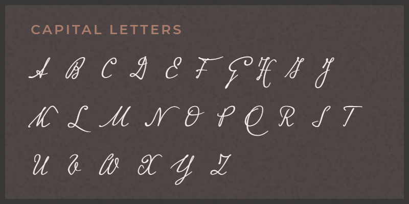 handwritten script fonts