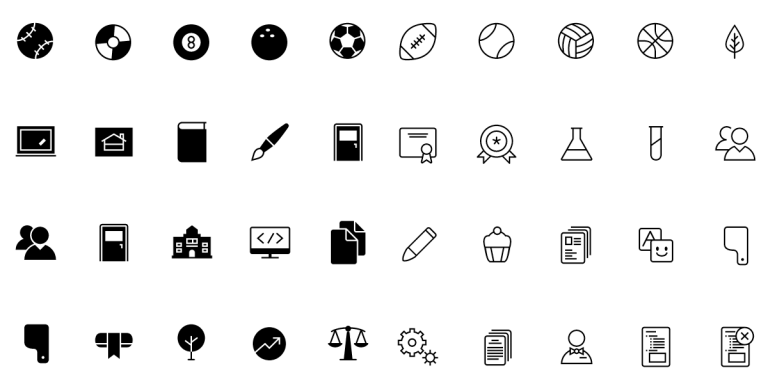 5200+ iOS Style Line Icons & Solid-Fill Variations, Ai & SVG Vector ...