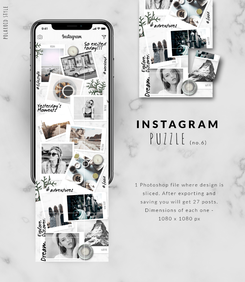 530+ Instagram Templates, Puzzles & Posts Pack, Animated & Static ...