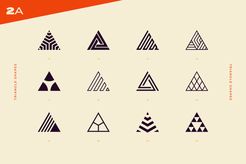 280+ Vector Geometric Shapes & Designs Pack – Layered PSD, Ai & EPS