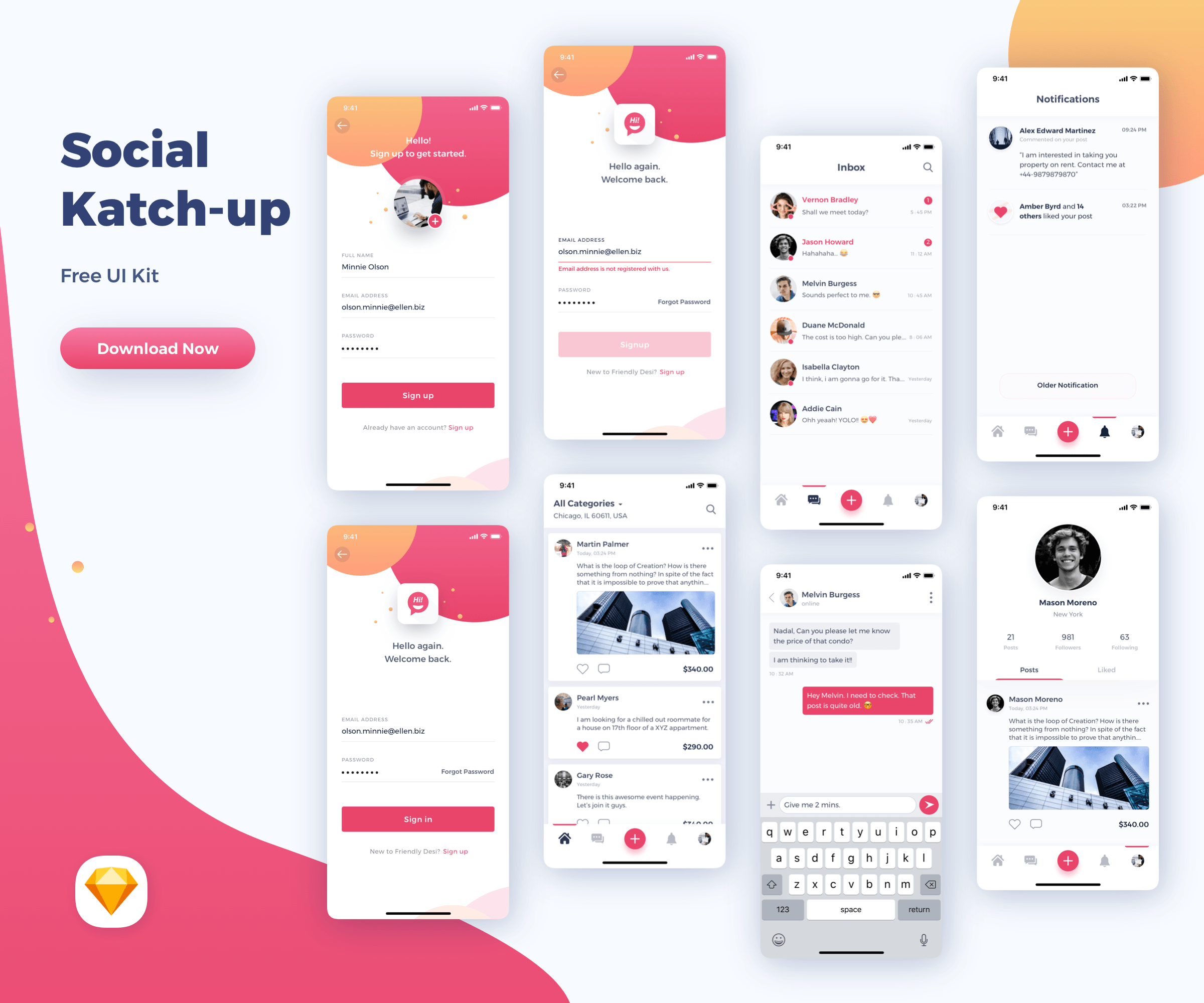 Car Details App | UI Design kit for Sketch and XD by ~ EpicPxls