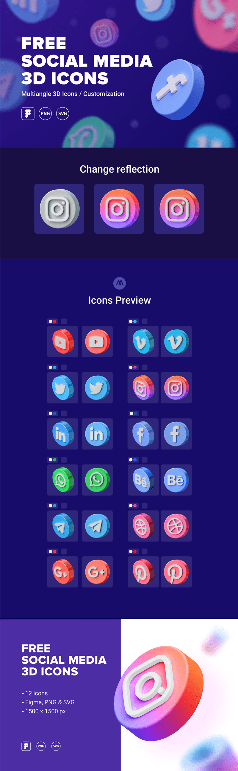 Download 3d Social Media Icons Bypeople