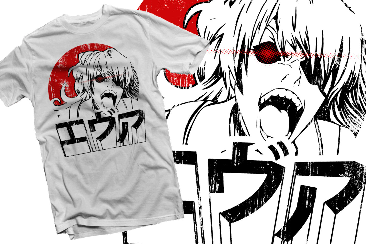 Anime t shirt PNG Designs for T Shirt & Merch